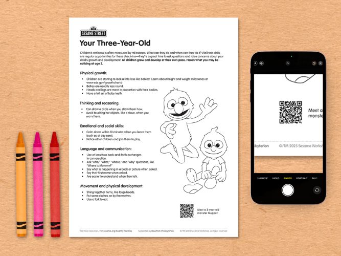 Your three year old printable.
