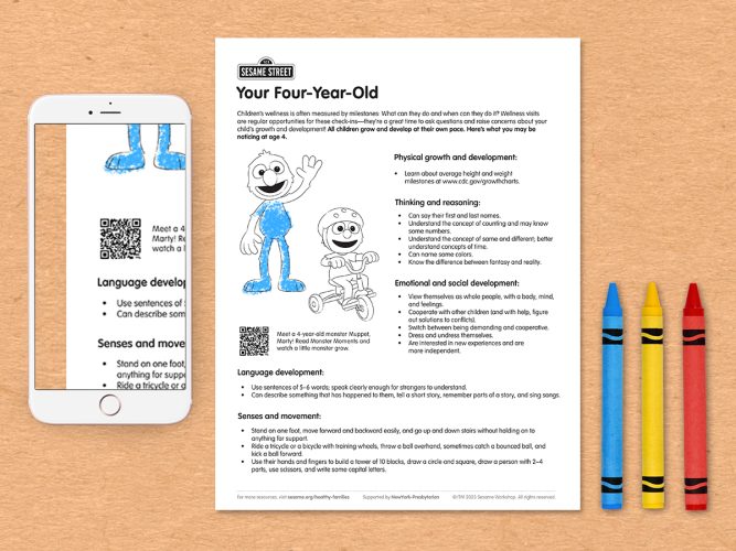 Your four year old printable.
