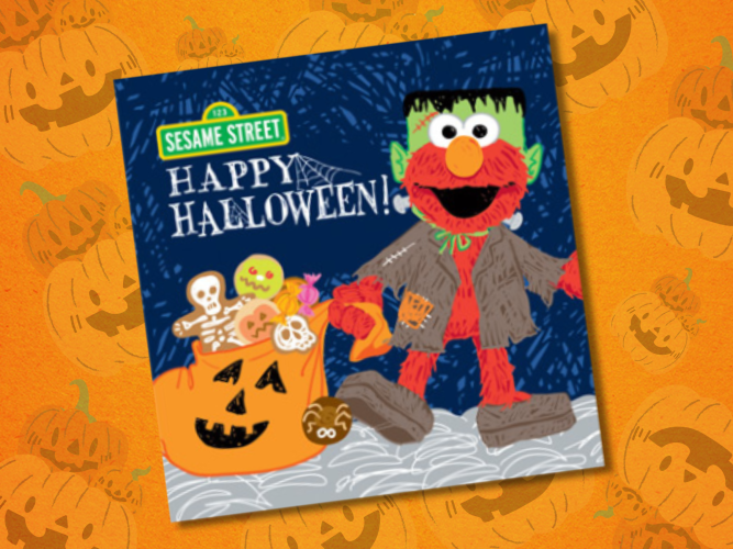 Elmo in a Halloween Costume