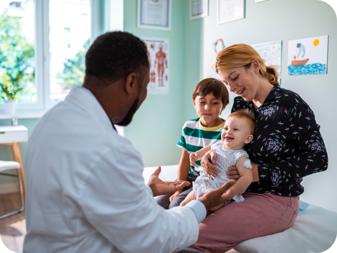 A provider with a parent and children.