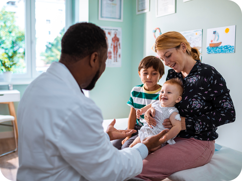 A provider with a parent and children.
