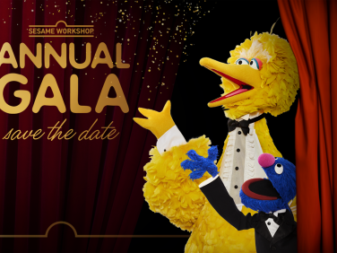 Bird Bird and Grover in tuxedos.