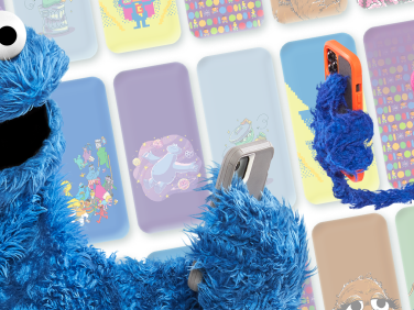 Cookie Monster and Grover.