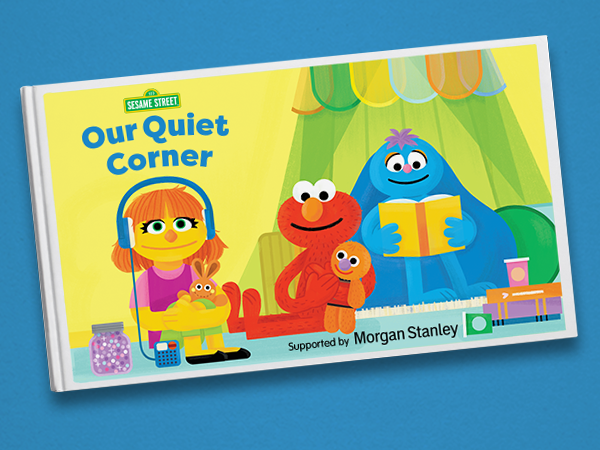 Julia, Elmo, and Grover