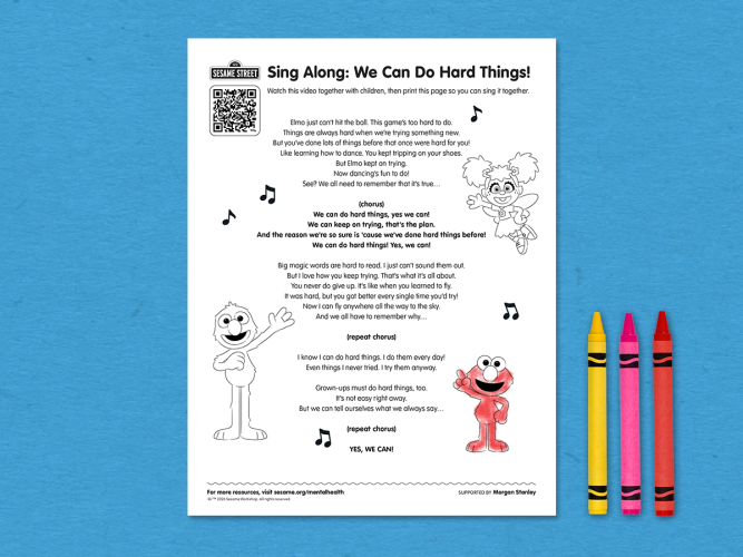 We Can Do Hard Things Lyric Sheet