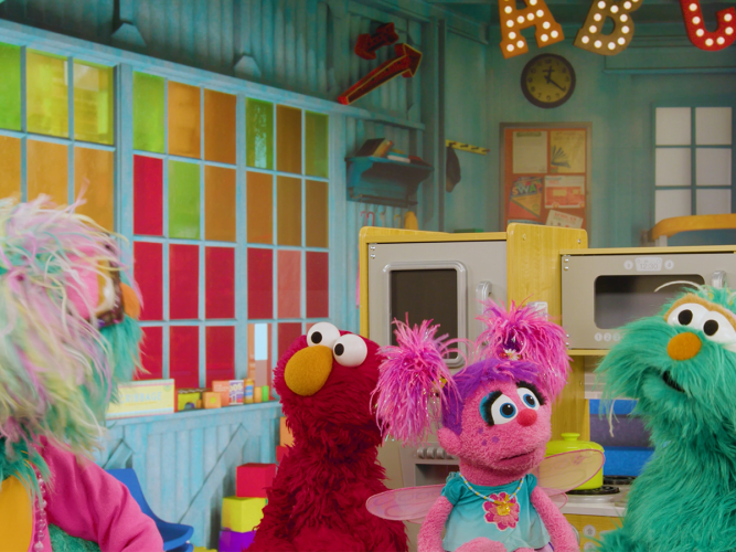 Elmo, Abby, and Rosita