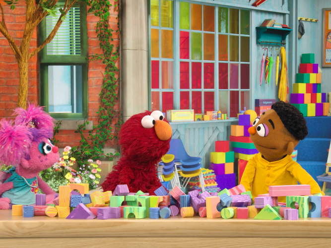 Abby, Elmo, and Wes