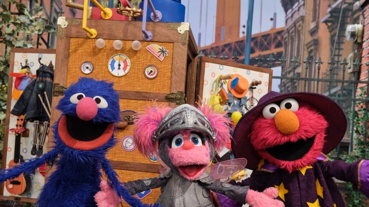 Grover Abby and Elmo