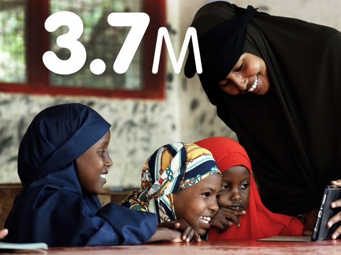 "3.7 M" over a provider with children.