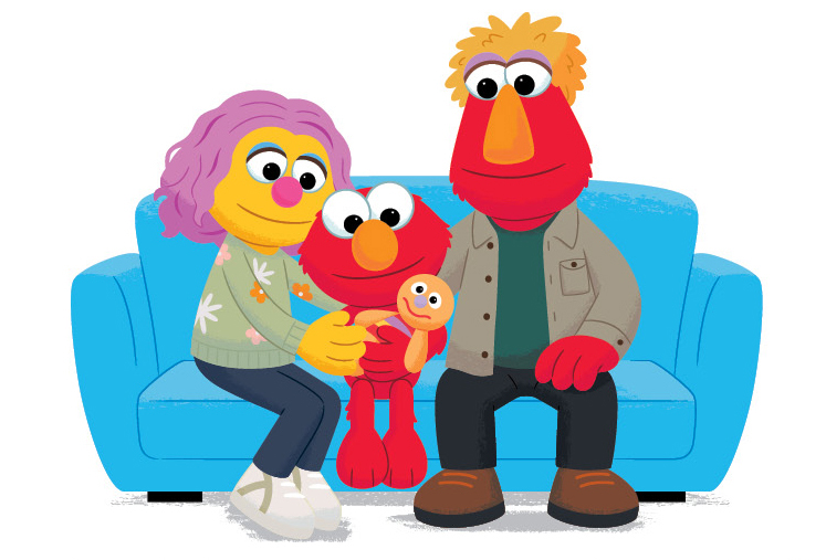 Mae, Elmo and Louie