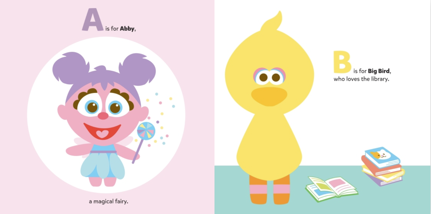 Baby Abby and Big Bird