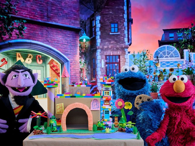 The Count, Cookie Monster, Elmo